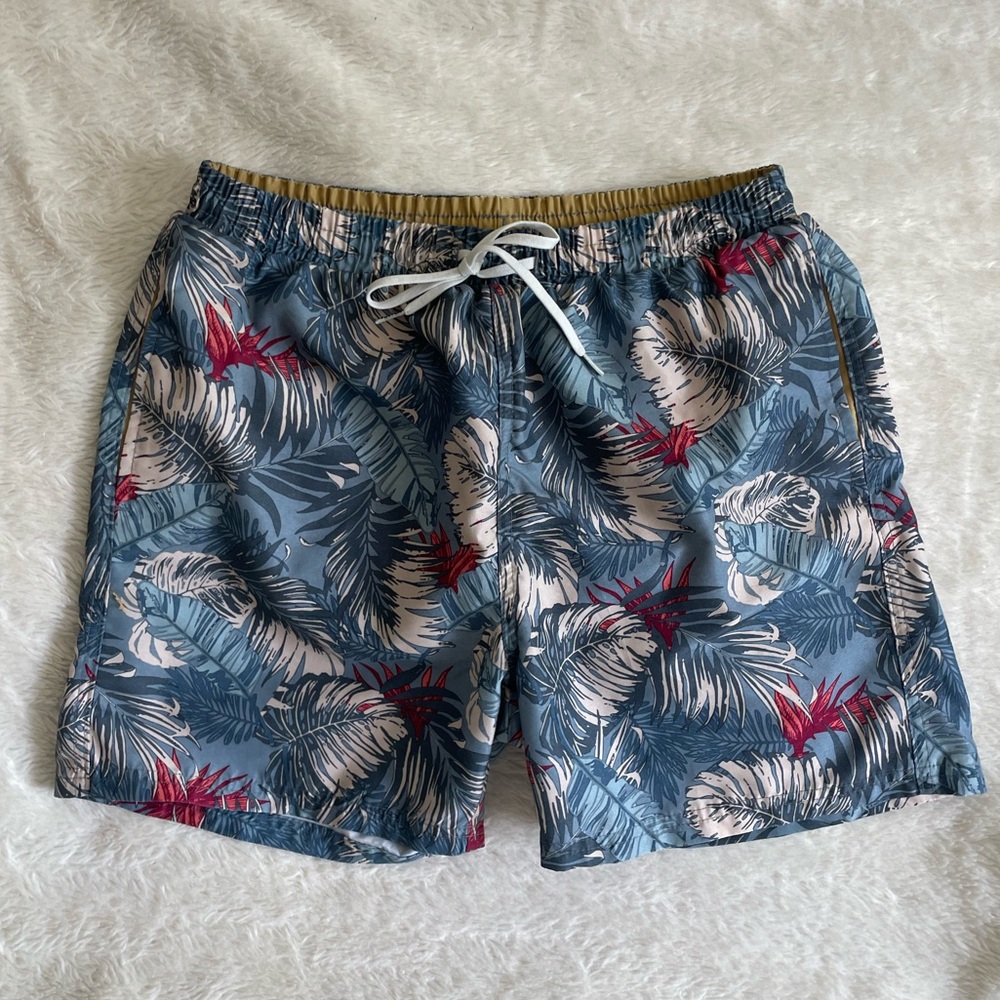 Hering Blue and Red Quick-Dry Swim Shorts